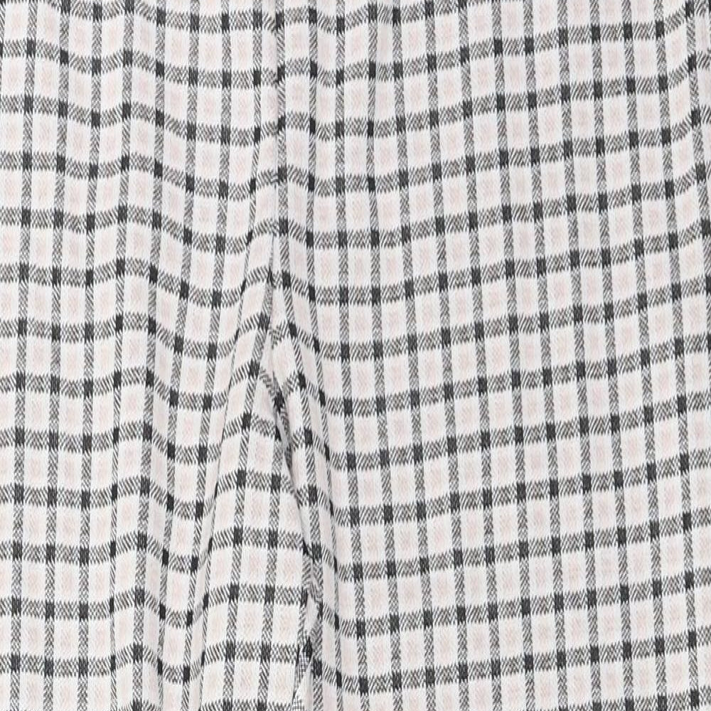 ASOS  Womens Pink Check  Trousers  Size 10 L24 in