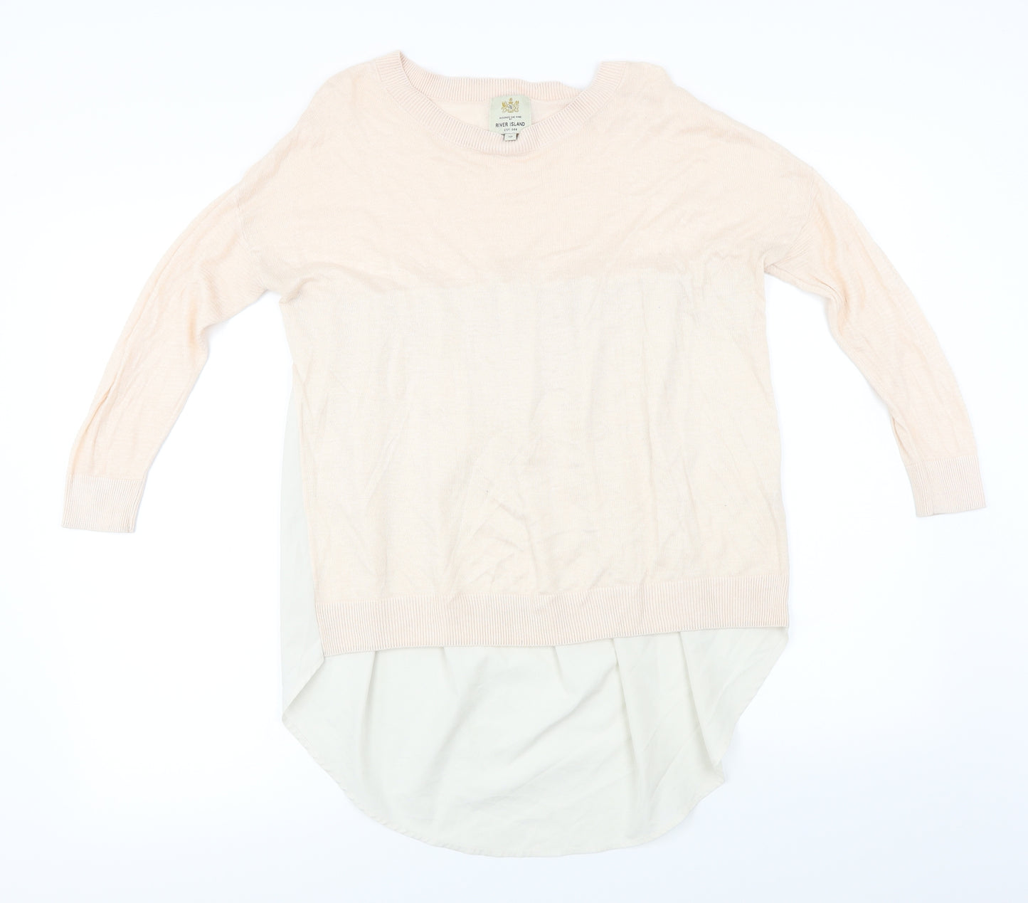 River Island  Womens Pink   Pullover Jumper Size 10