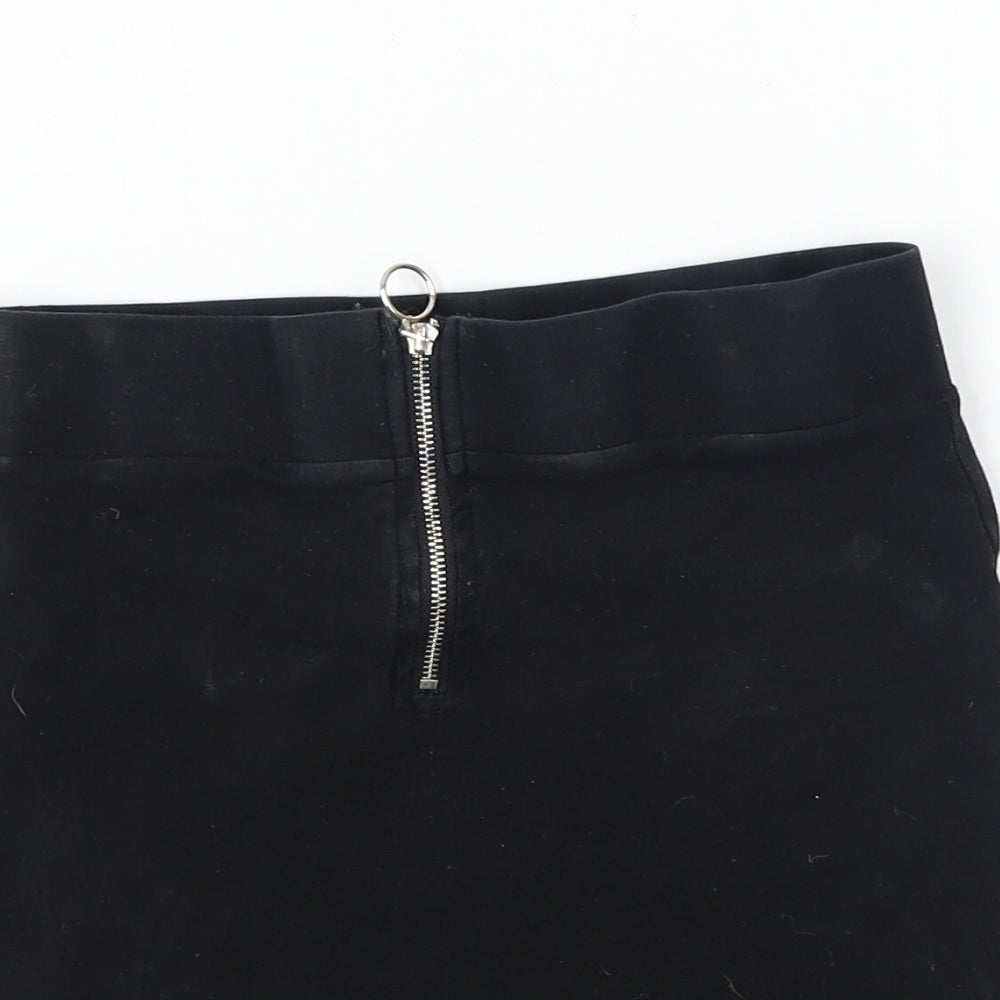 New Look  Girls Black   A-Line Skirt Size 9 Years