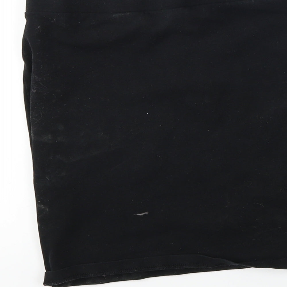 New Look  Girls Black   A-Line Skirt Size 9 Years