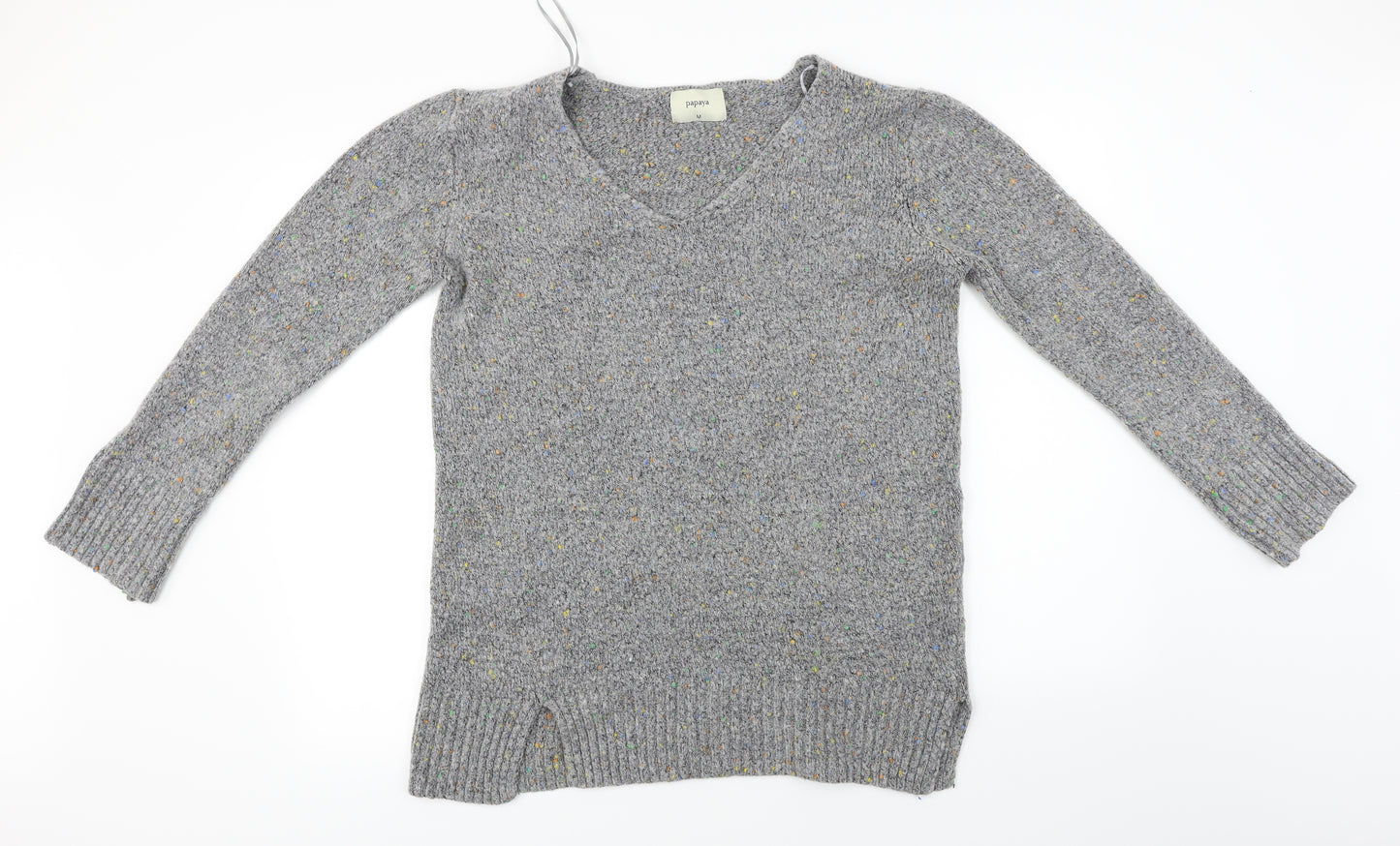 Papaya  Womens Grey   Pullover Jumper Size M