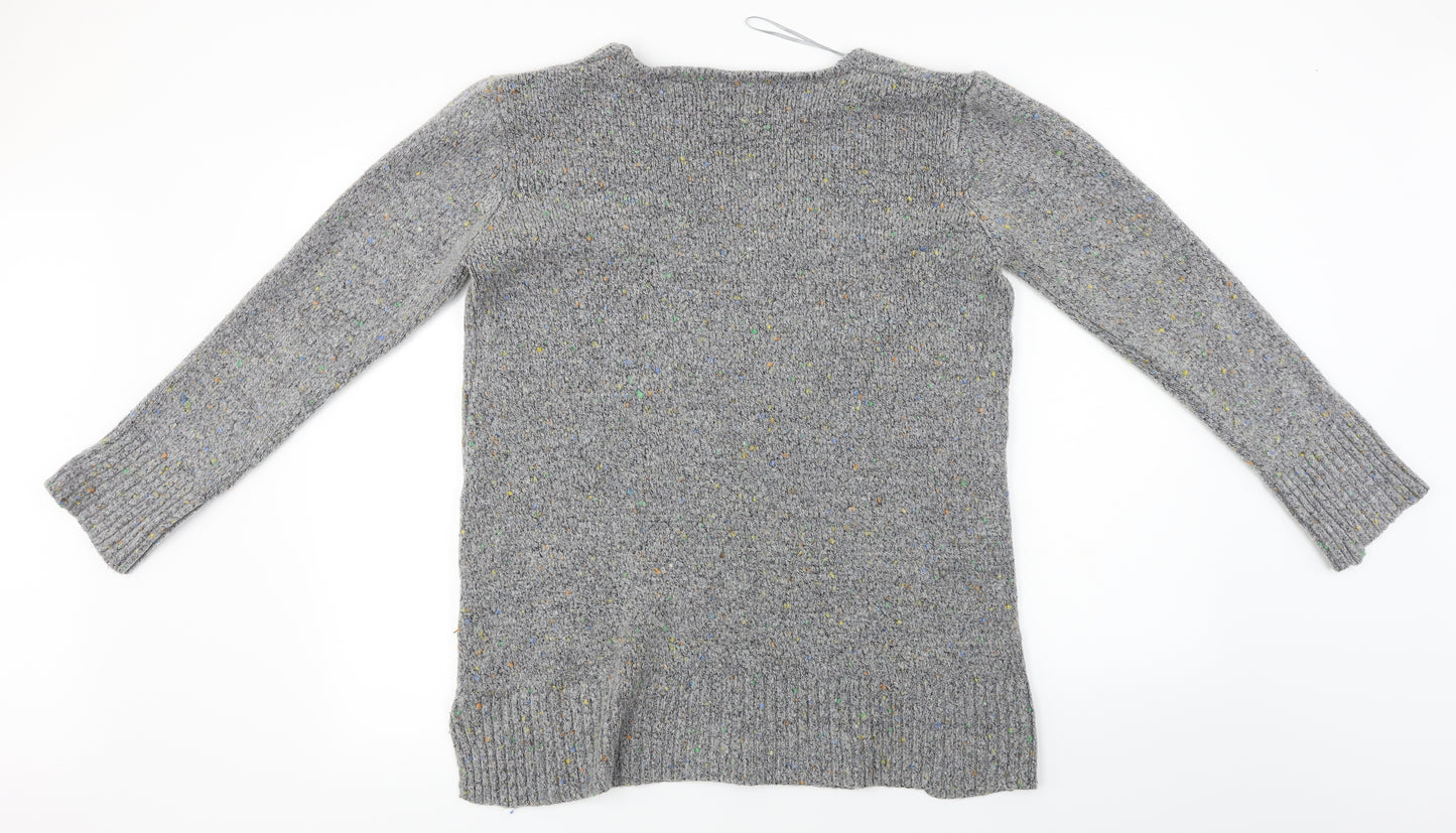 Papaya  Womens Grey   Pullover Jumper Size M