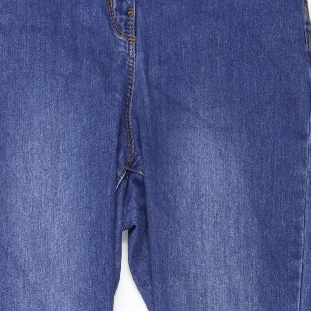 George  Womens Blue   Cropped Jeans Size 14 L20 in