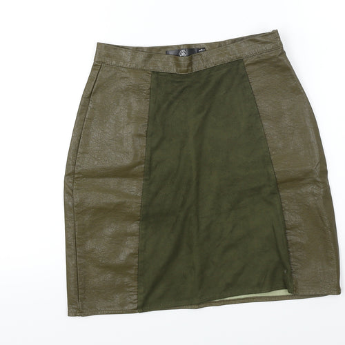 Misguided   Womens Brown   A-Line Skirt Size 8