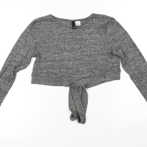 H&M  Womens Grey   Pullover Jumper Size S
