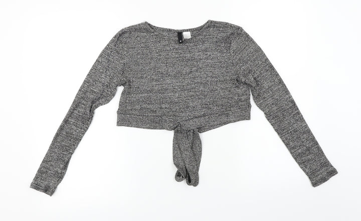 H&M Womens Grey Pullover Jumper Size S