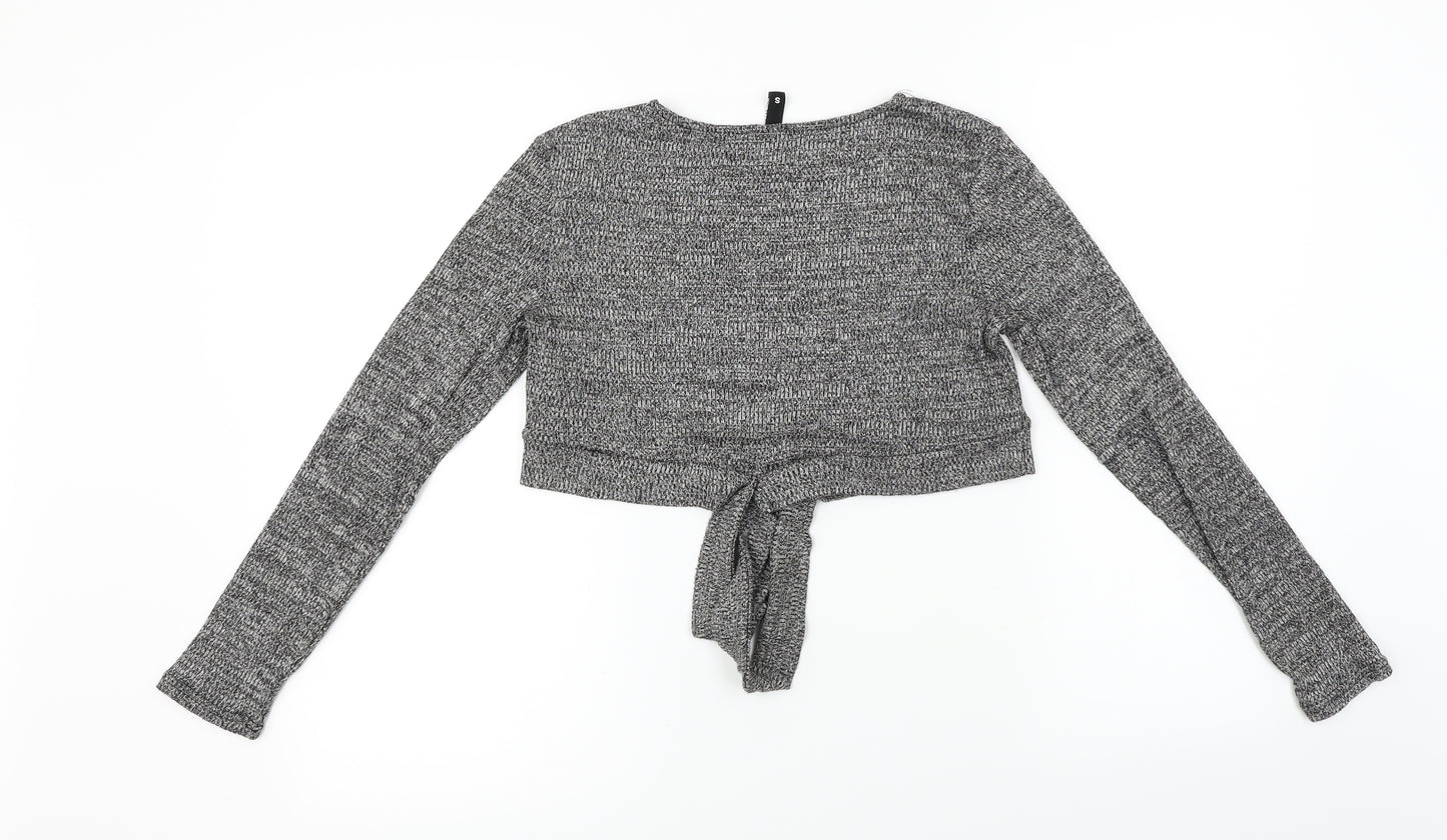 H&M  Womens Grey   Pullover Jumper Size S