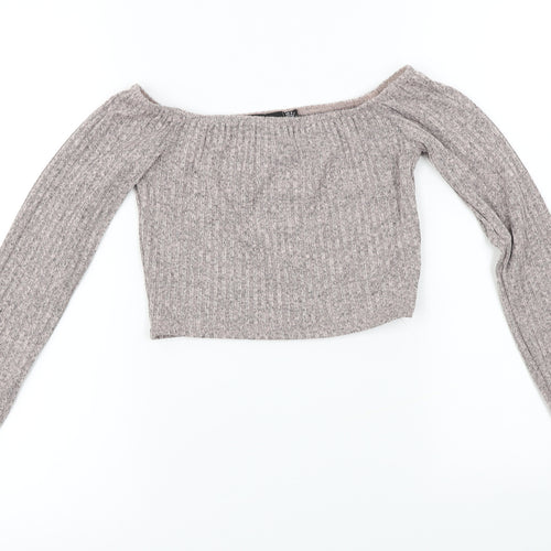 PRETTYLITTLETHING  Womens Pink   Pullover Jumper Size 8