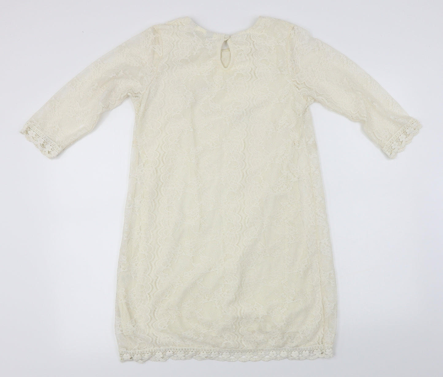 Dorothy Perkins  Womens Ivory   Basic T-Shirt Size 12