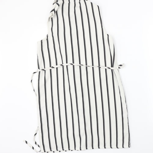 Missguided  Womens White Striped  Basic Button-Up Size 6