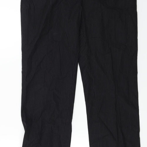 Kookai Mens Black Striped  Trousers  Size 32 in L27 in