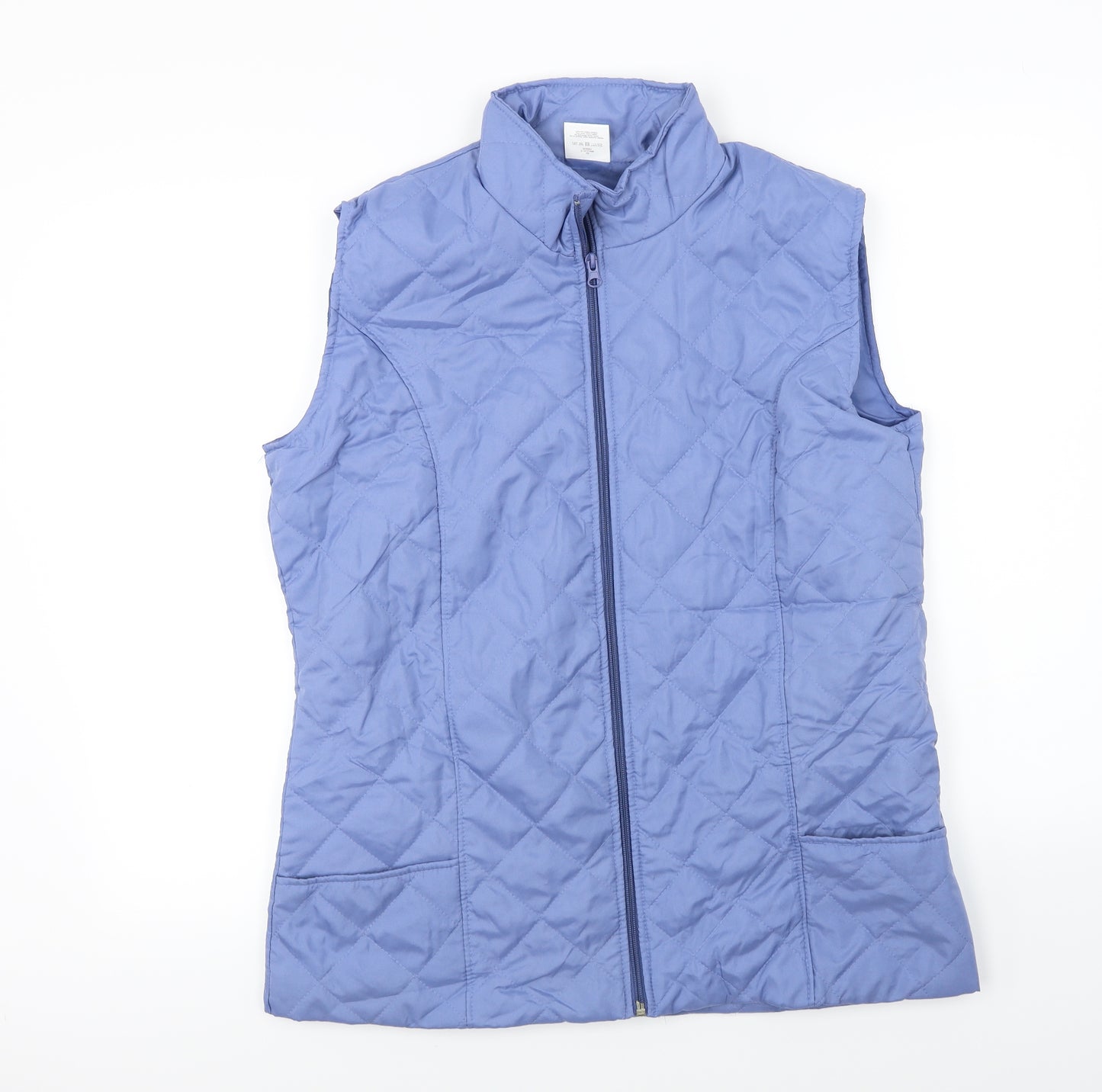 Anne De Lancay  Womens Blue   Gilet Coat Size M