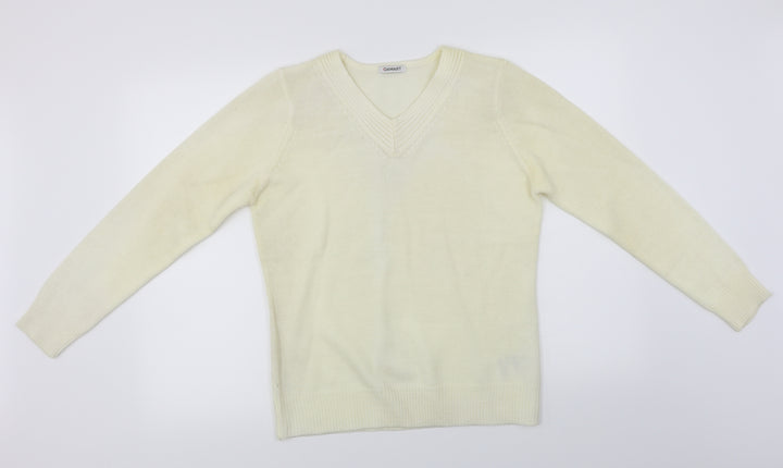 Damart  Womens Ivory   Pullover Jumper Size 8