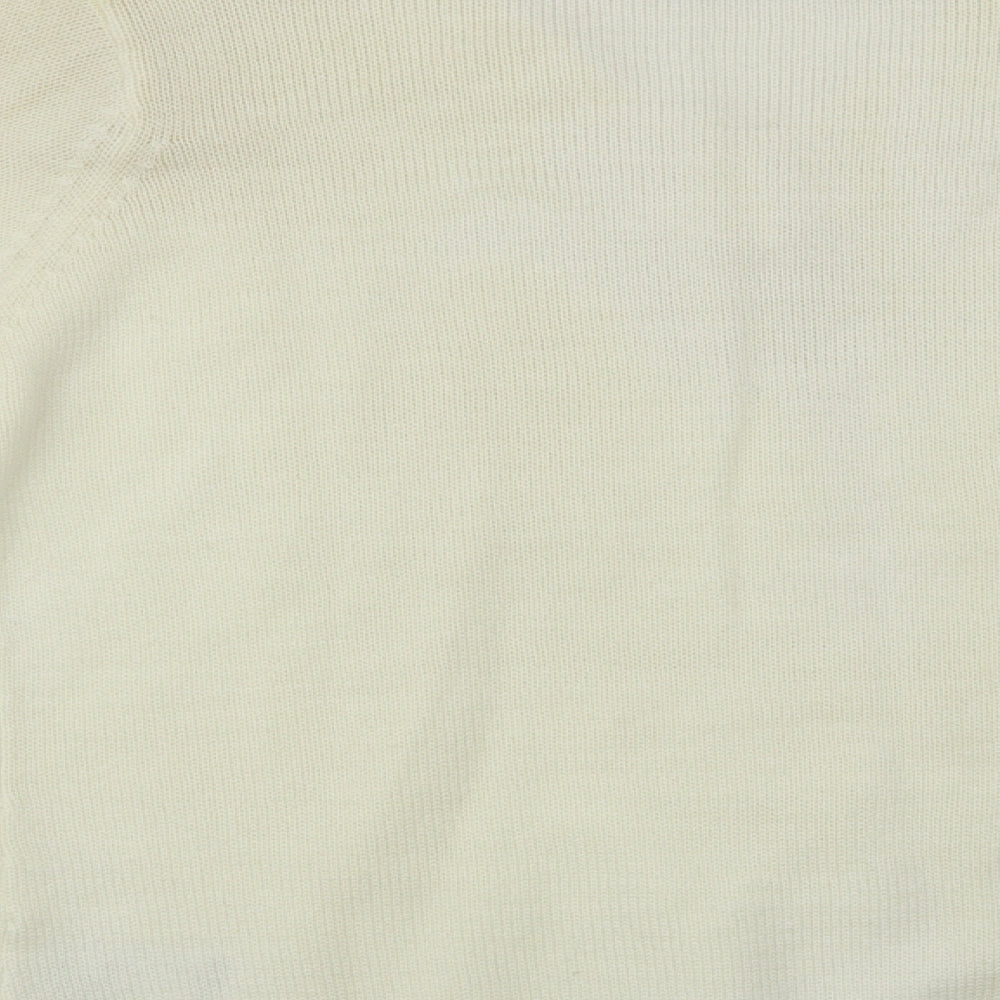Damart  Womens Ivory   Pullover Jumper Size 8