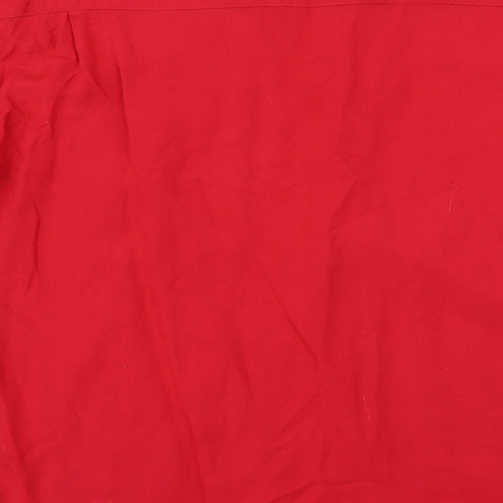 Etam  Womens Red   Basic Button-Up Size 10