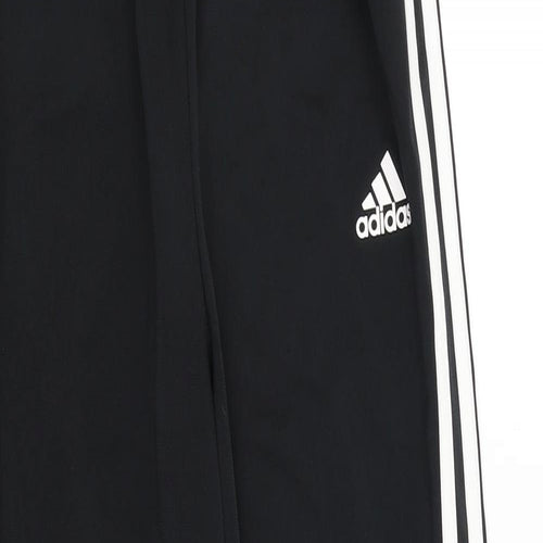 adidas Boys Black   Jogger Trousers Size 13-14 Years