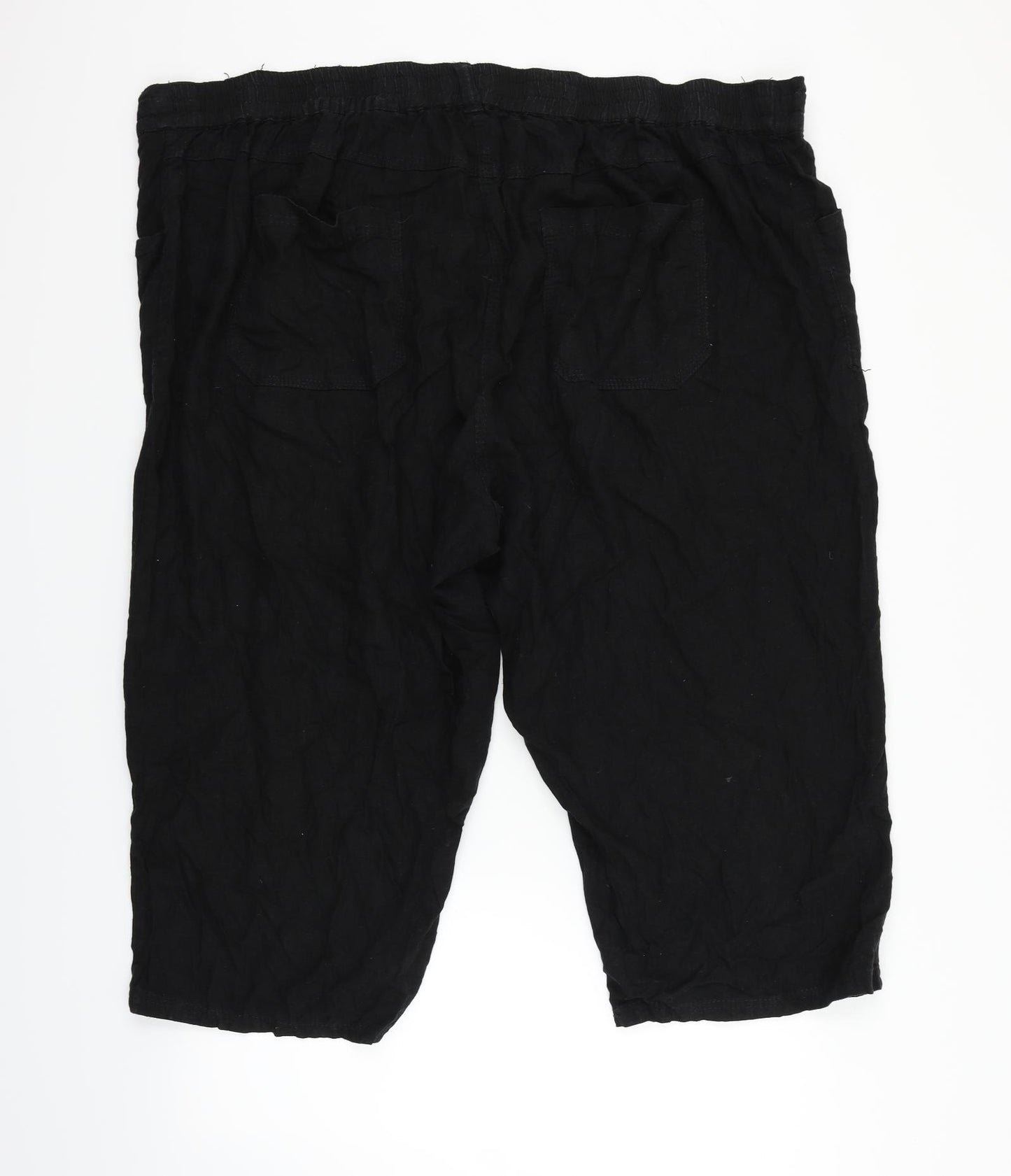 Preworn Womens Black   Cut-Off Shorts Size 28