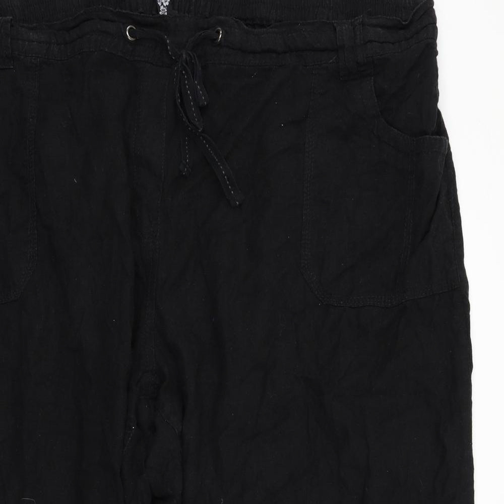 Preworn Womens Black   Cut-Off Shorts Size 28