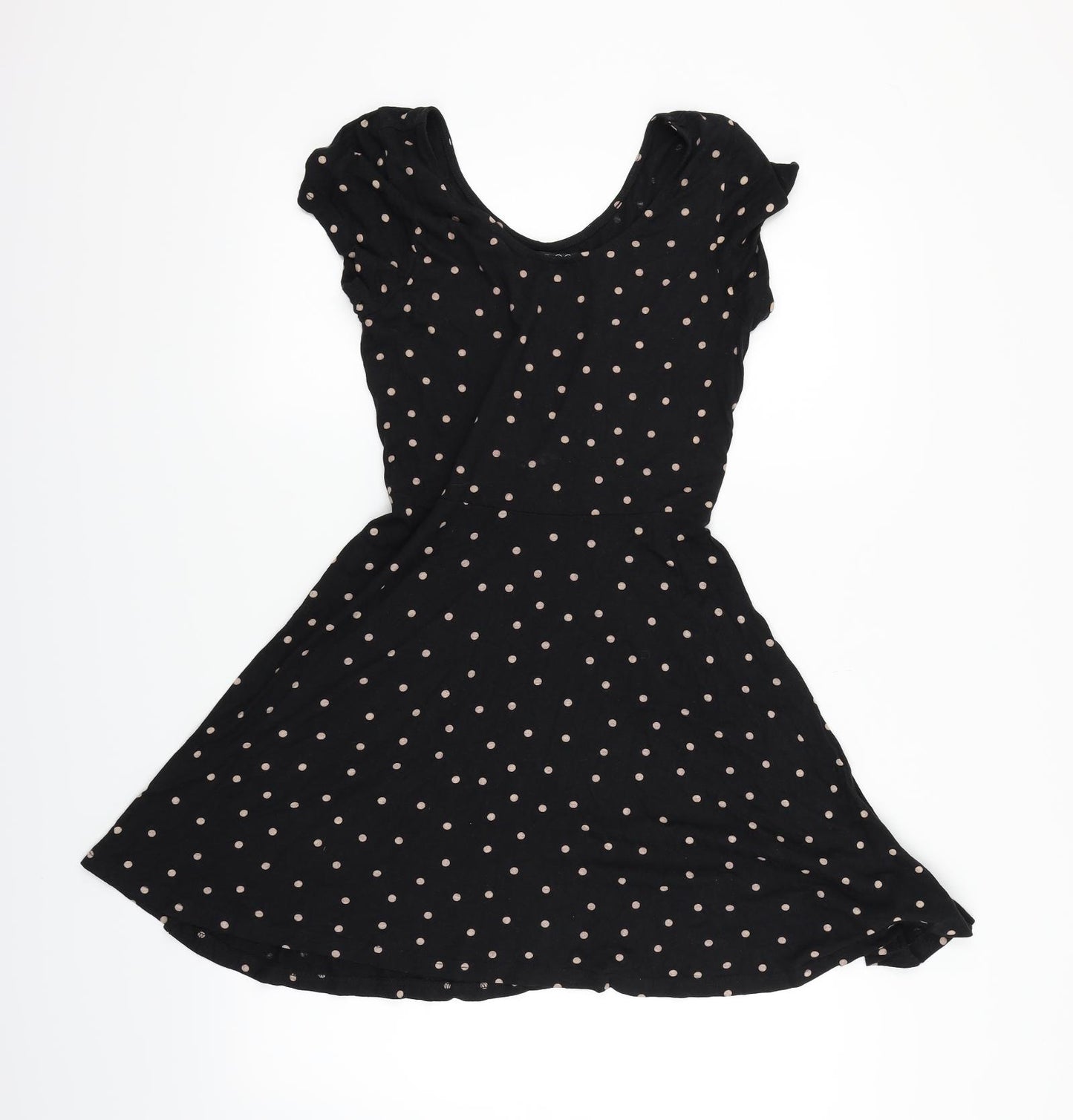 Atmosphere Womens Black Plaid  Fit & Flare  Size 14