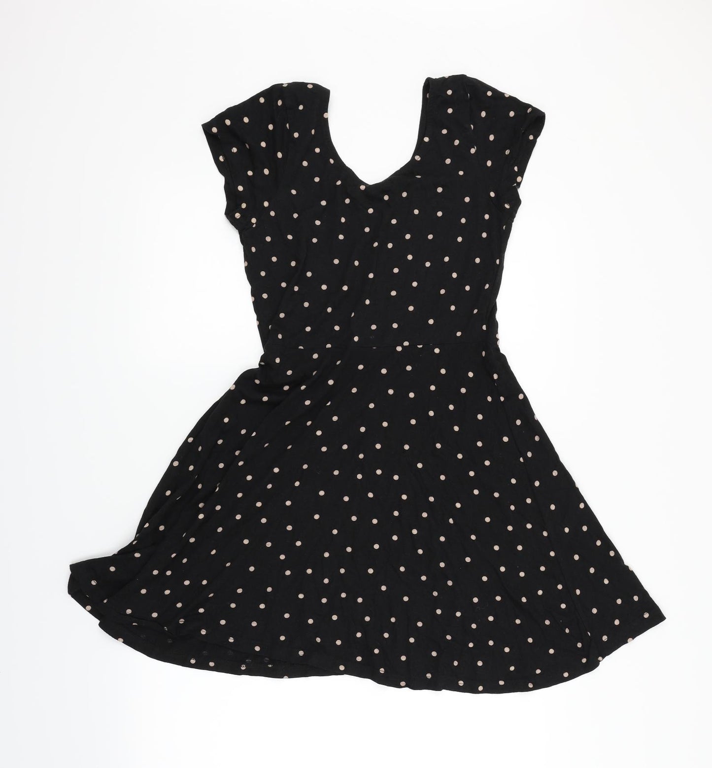 Atmosphere Womens Black Plaid  Fit & Flare  Size 14