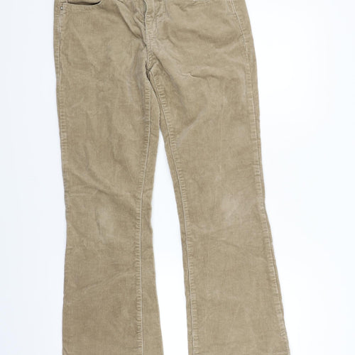 mk Womens Beige   Trousers  Size 12 L28 in