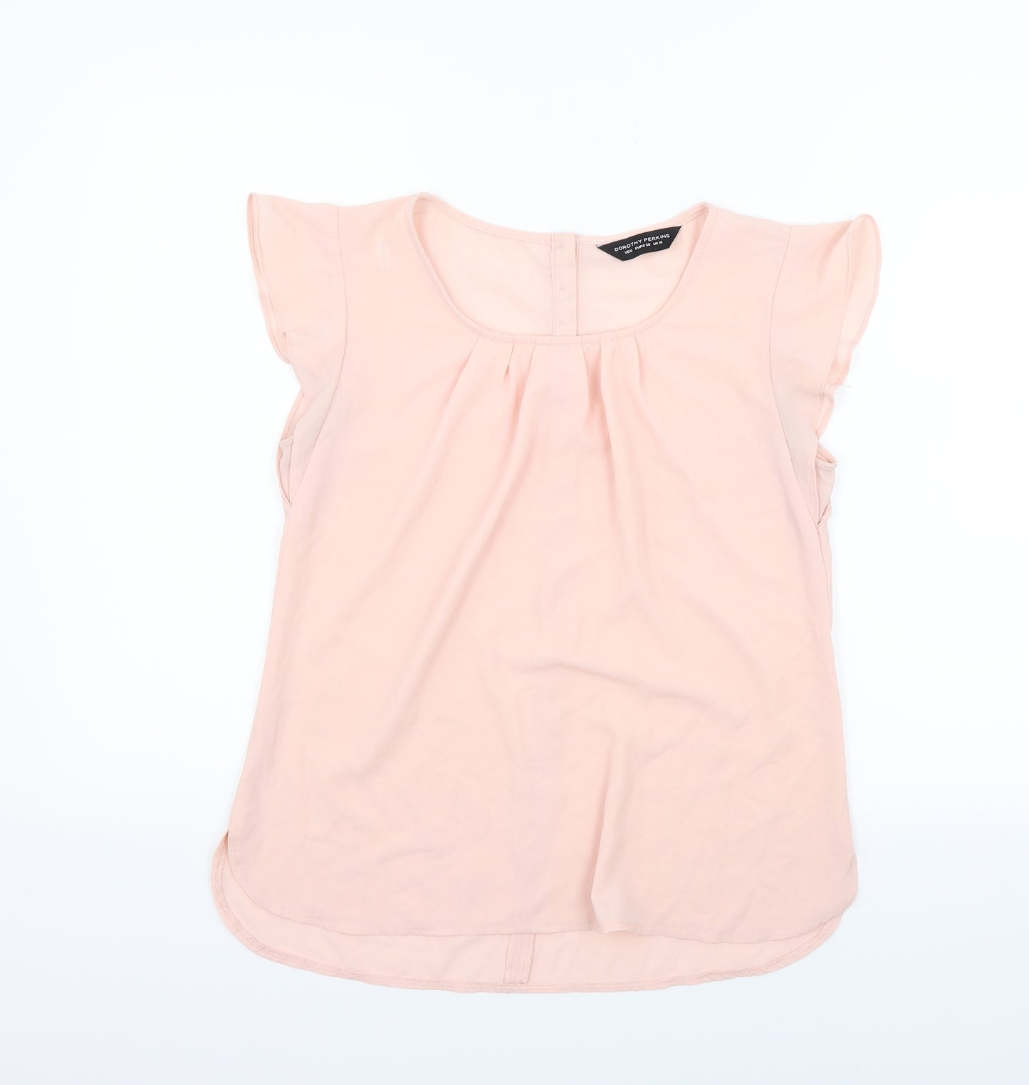 Dorothy Perkins Womens Orange   Basic Blouse Size 10