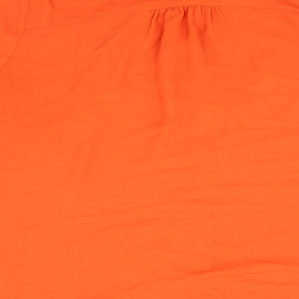George Womens Orange   Basic Button-Up Size 18