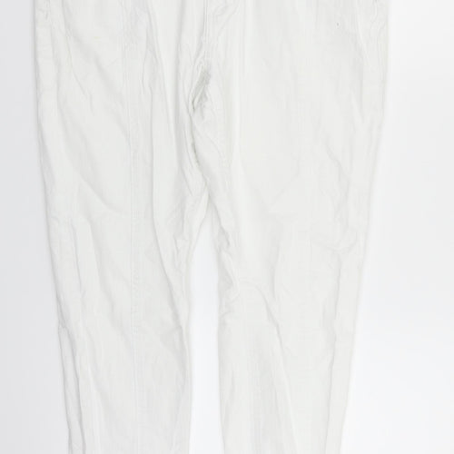Janina Womens White   Trousers  Size 16 L25 in - washable mark