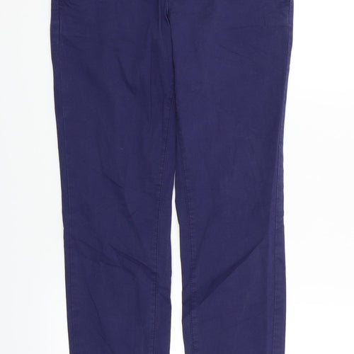 H&M Womens Blue   Trousers  Size 6 L26 in