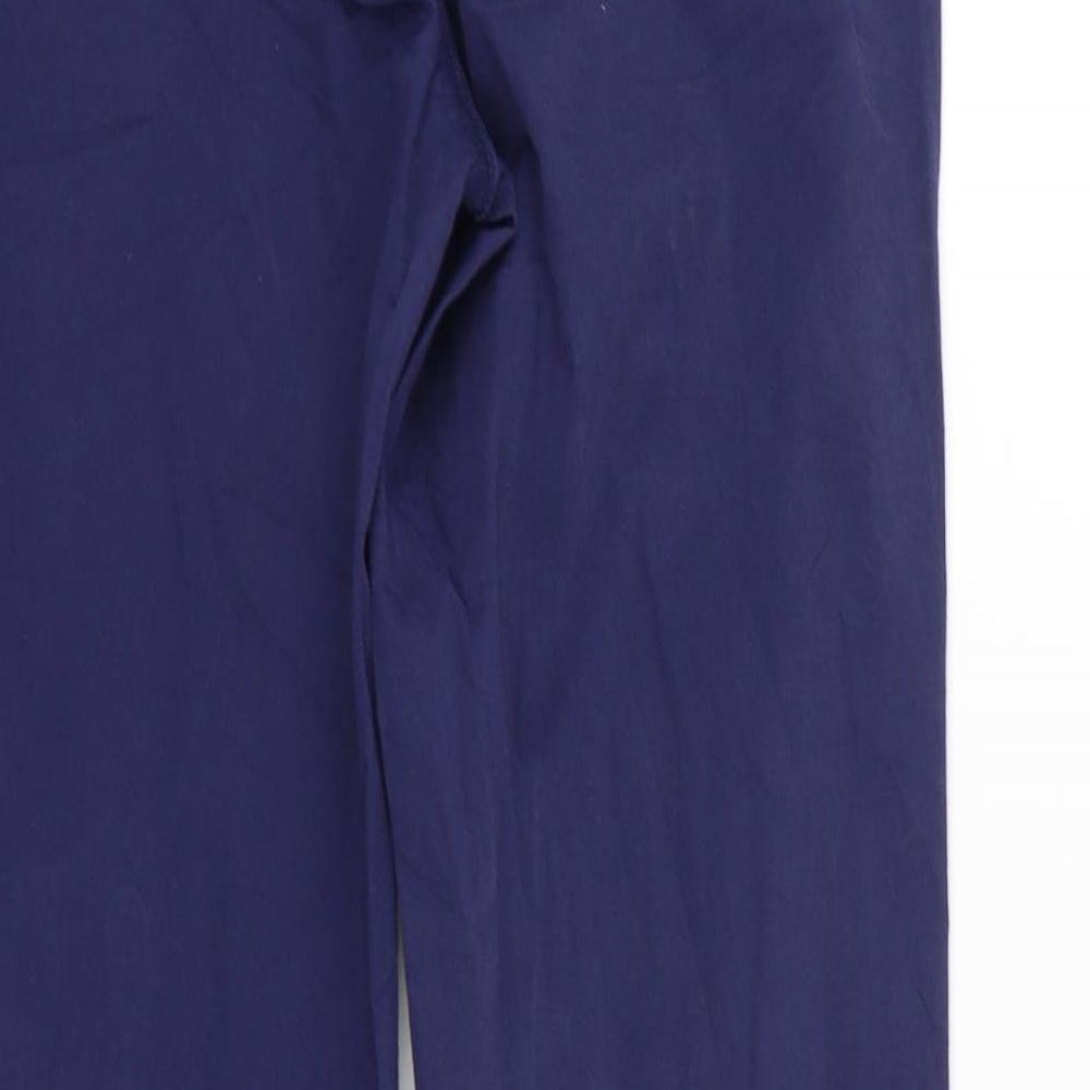 H&M Womens Blue   Trousers  Size 6 L26 in