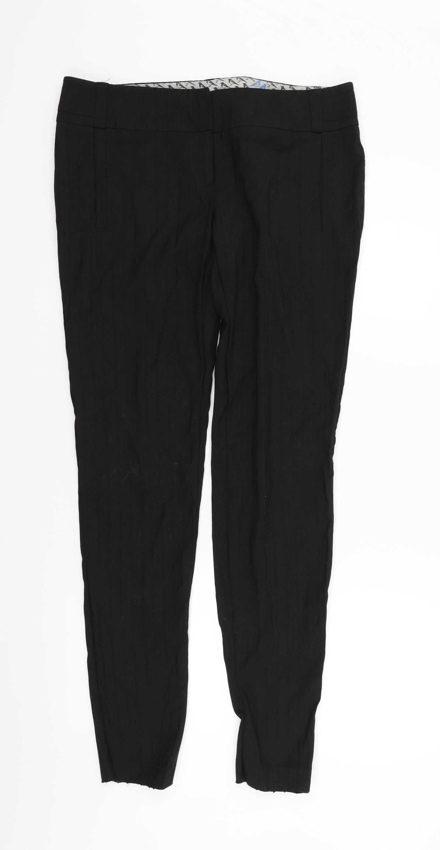 River Island Womens Black   Trousers  Size 10 L30 in