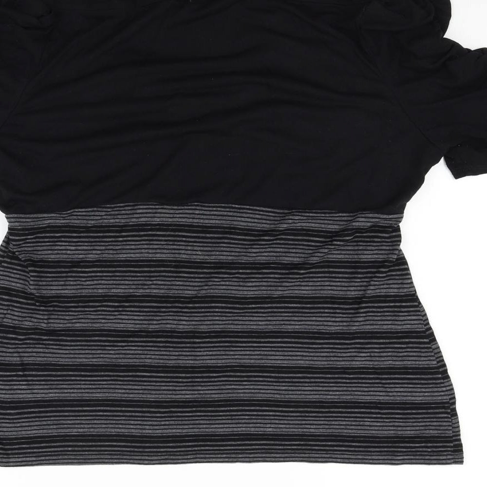George Womens Black   Basic T-Shirt Size 18