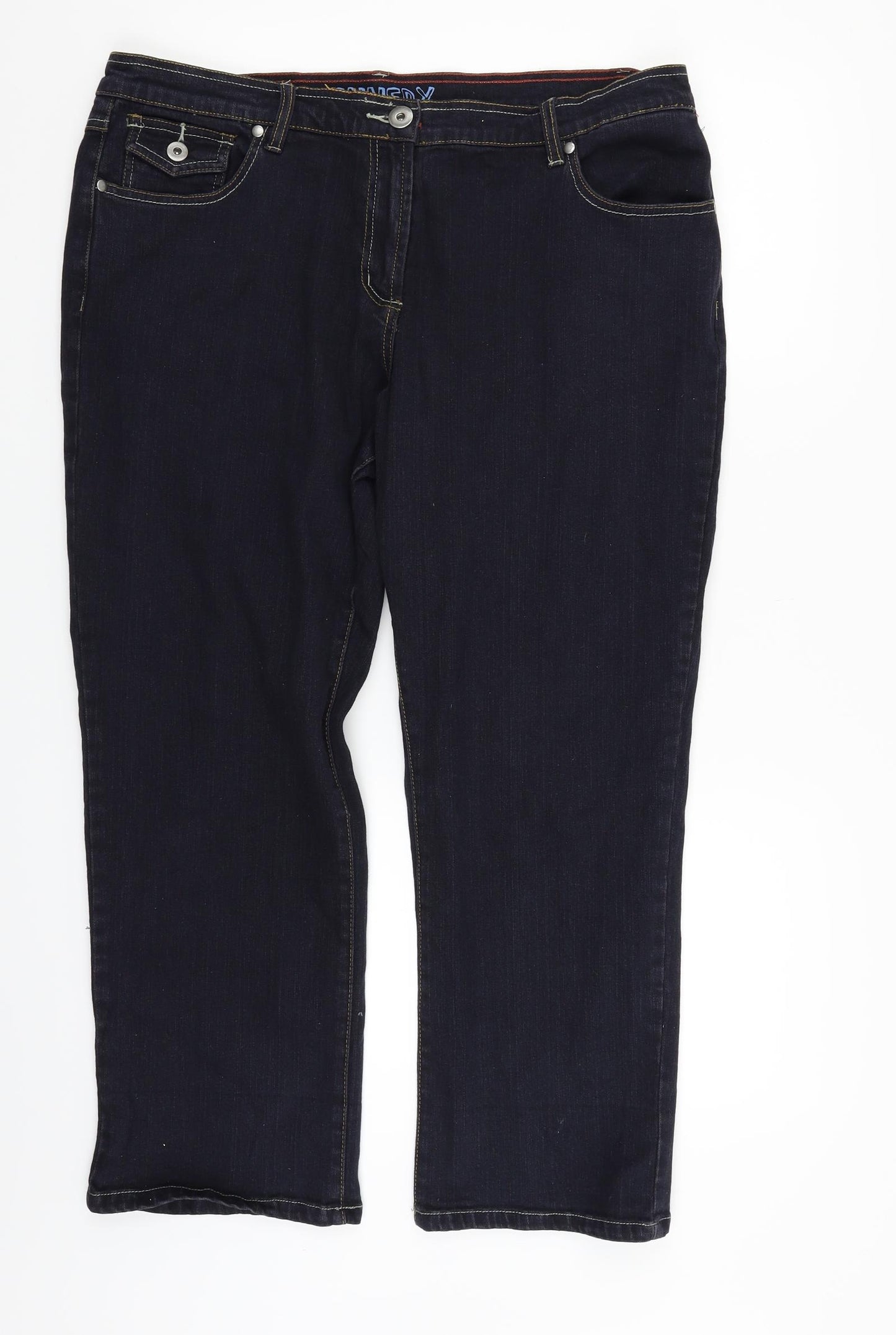 South Womens Blue   Straight Jeans Size 18 L26 in
