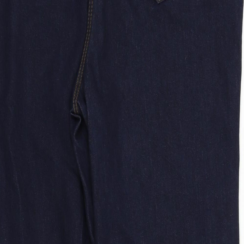 M&Co Womens Blue   Straight Jeans Size 20 L28 in