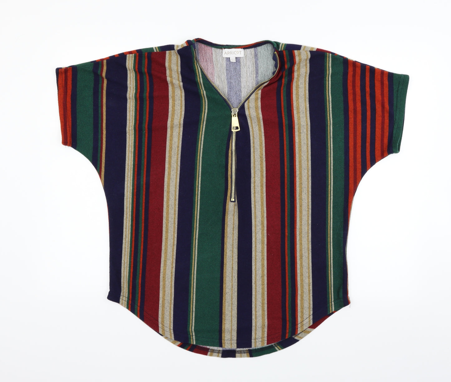 Apricot Womens Blue Striped  Pullover Jumper Size 12