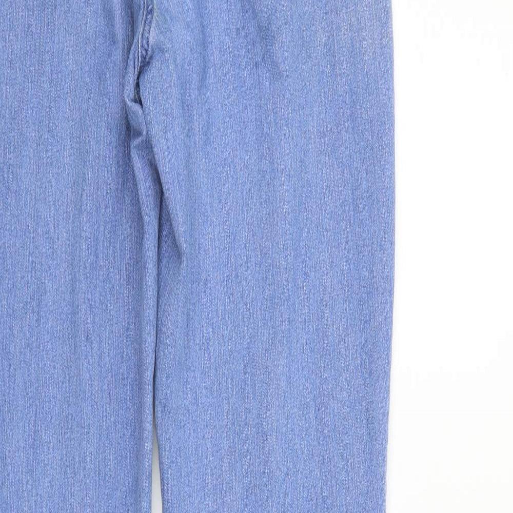Preworn Womens Blue   Straight Jeans Size 10 L28 in