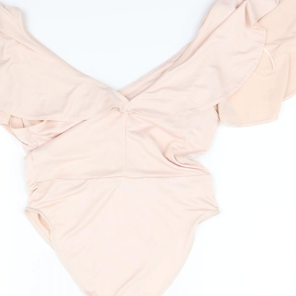 Miss Selfridge Womens Pink   Playsuit One-Piece Size 12