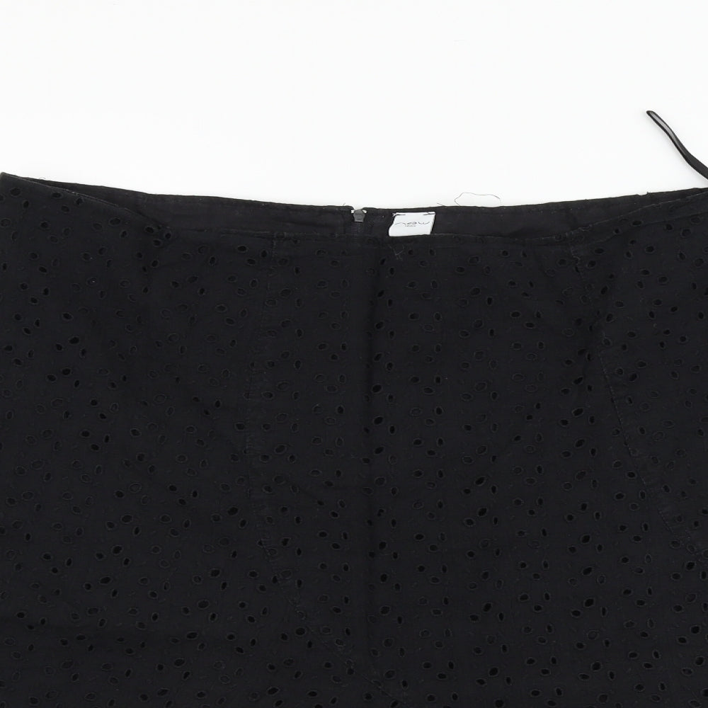 New Look Womens Black   Flare Skirt Size 16