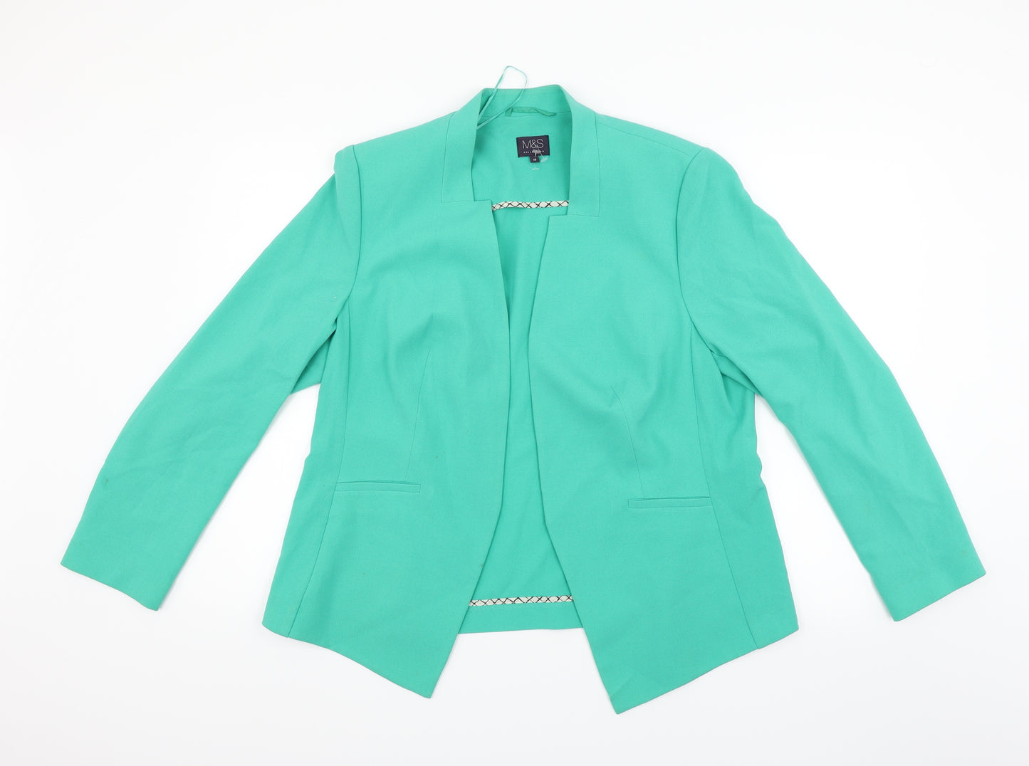 Marks and Spencer Womens Green   Gilet Coat Size 18