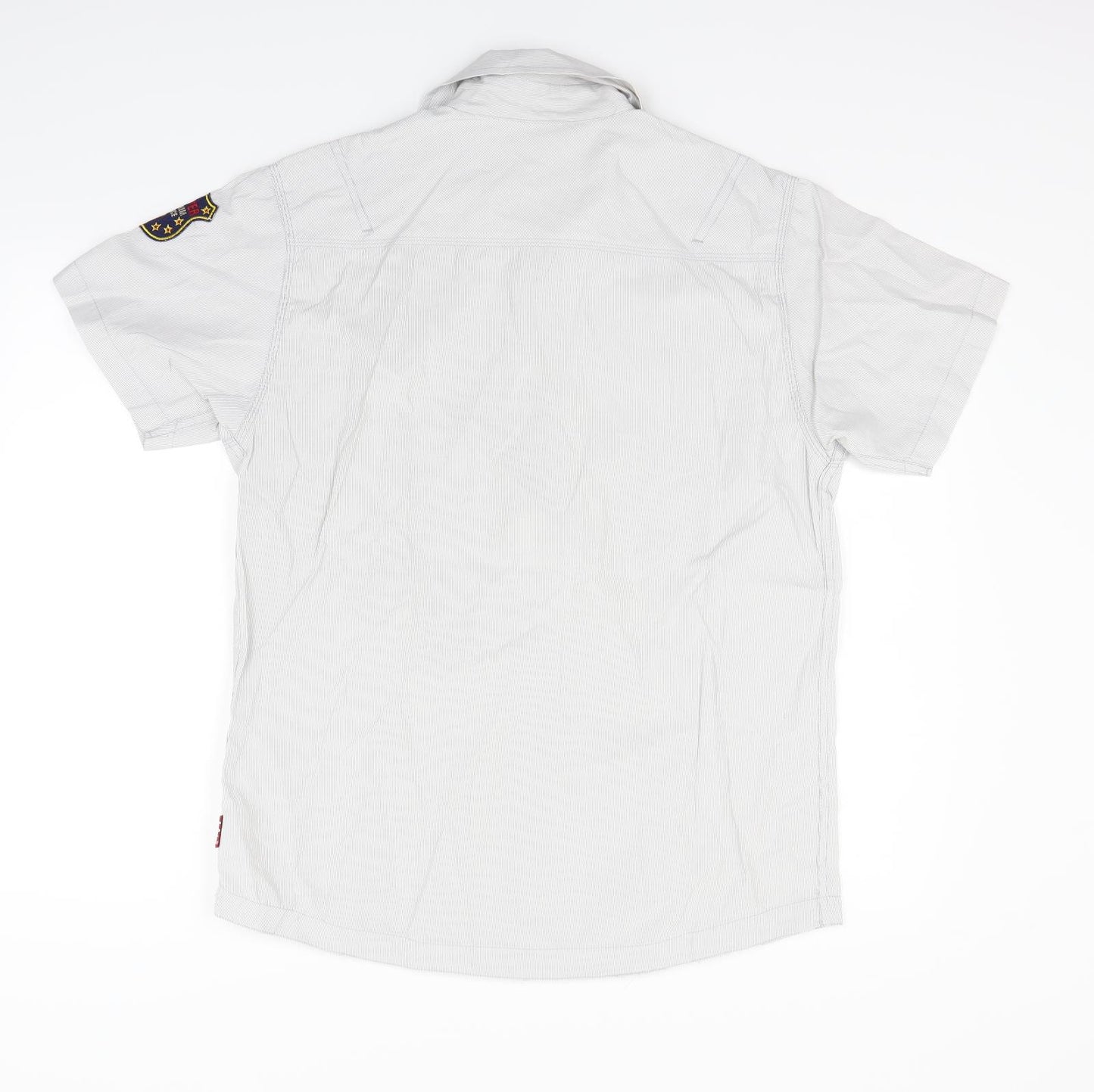 Lee Cooper Mens White    Button-Up Size M