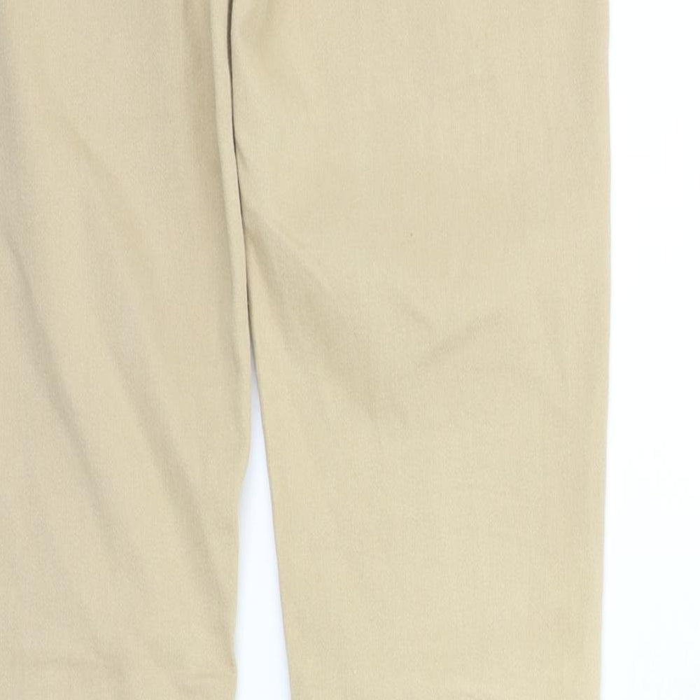 deniem & co Womens Beige   Trousers  Size 10 L30 in