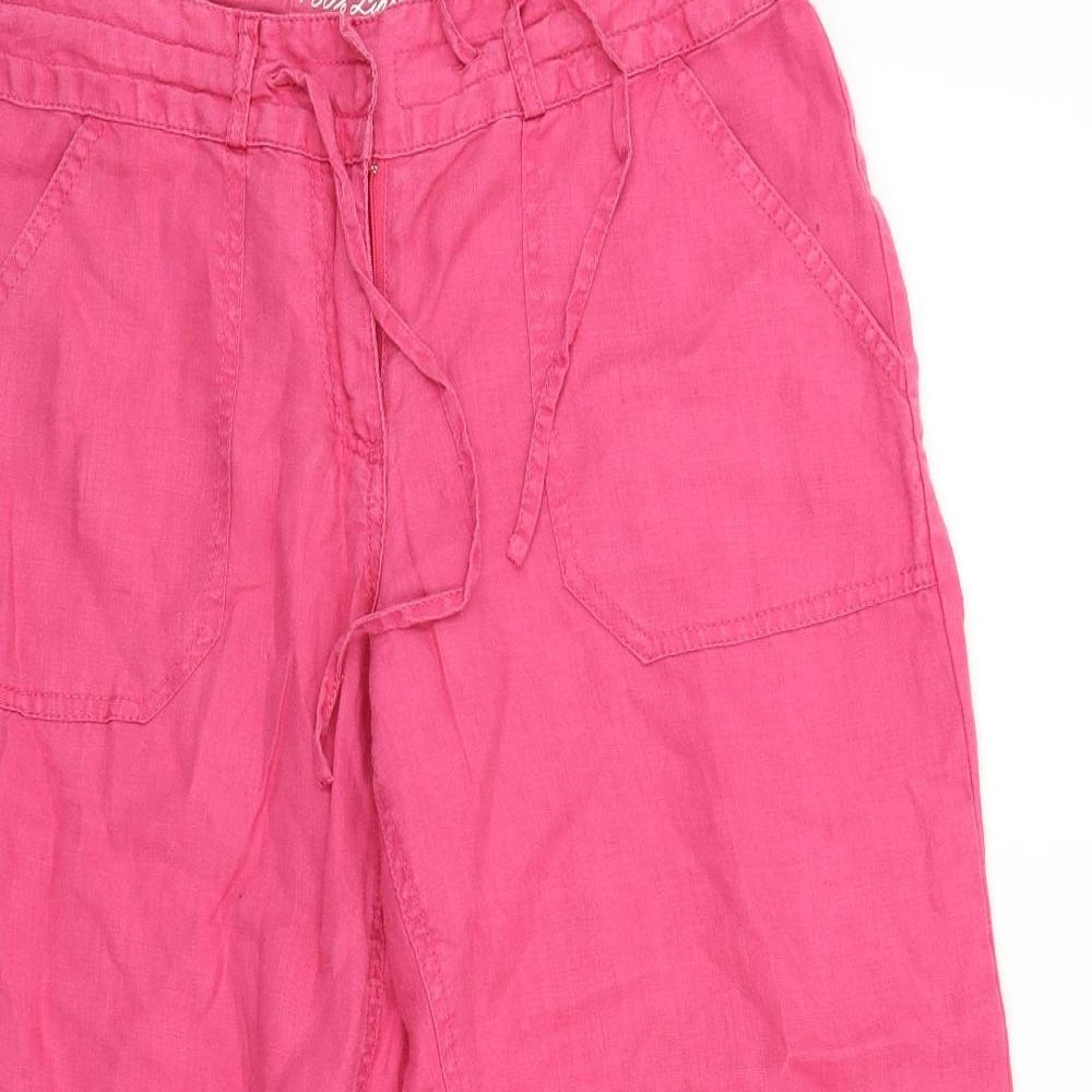 Atmosphere Womens Pink   Trousers  Size 10 L20 in