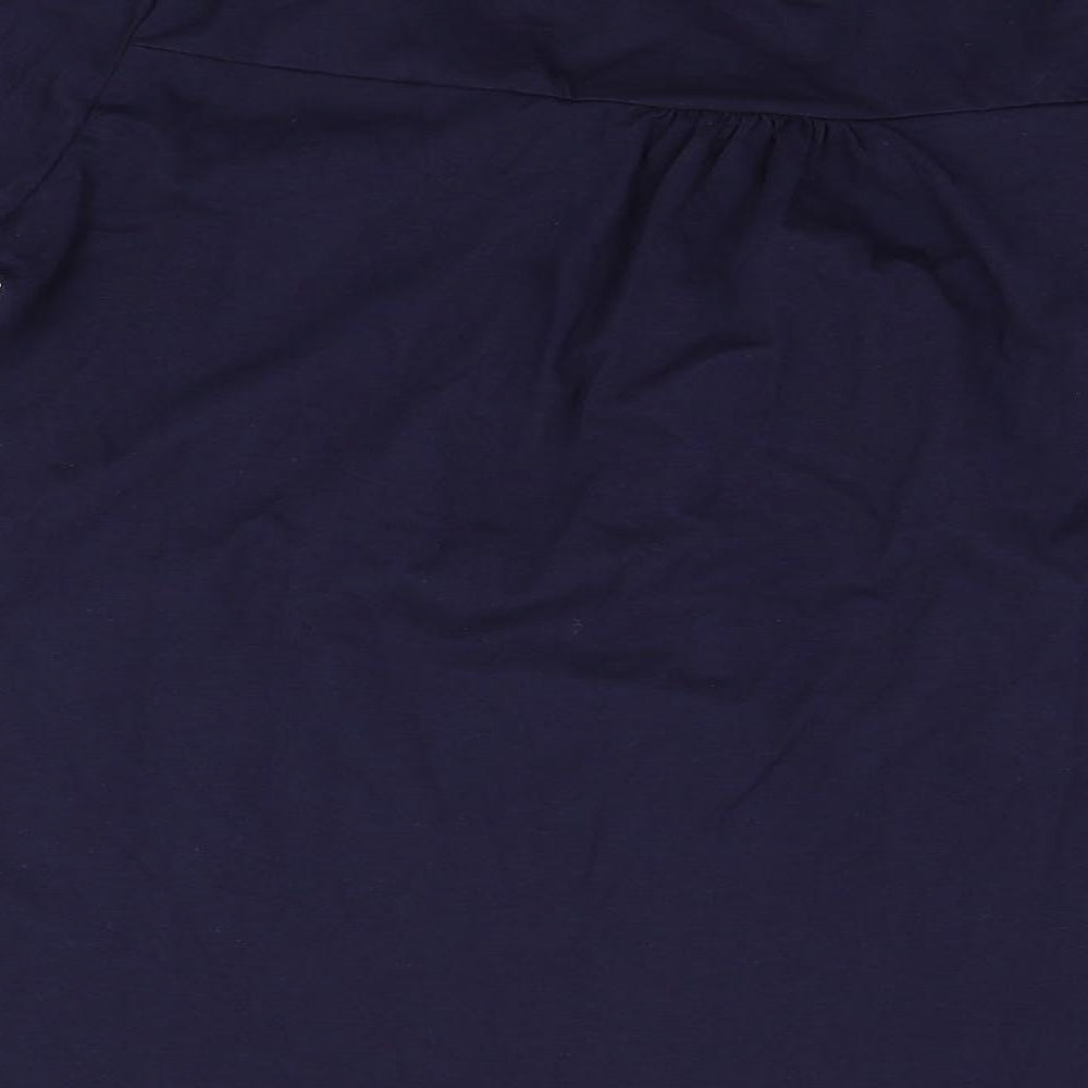 Preworn Womens Blue   Basic T-Shirt Size XL