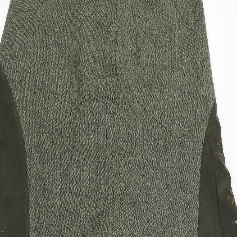 EWM Womens Green   Flare Skirt Size 18