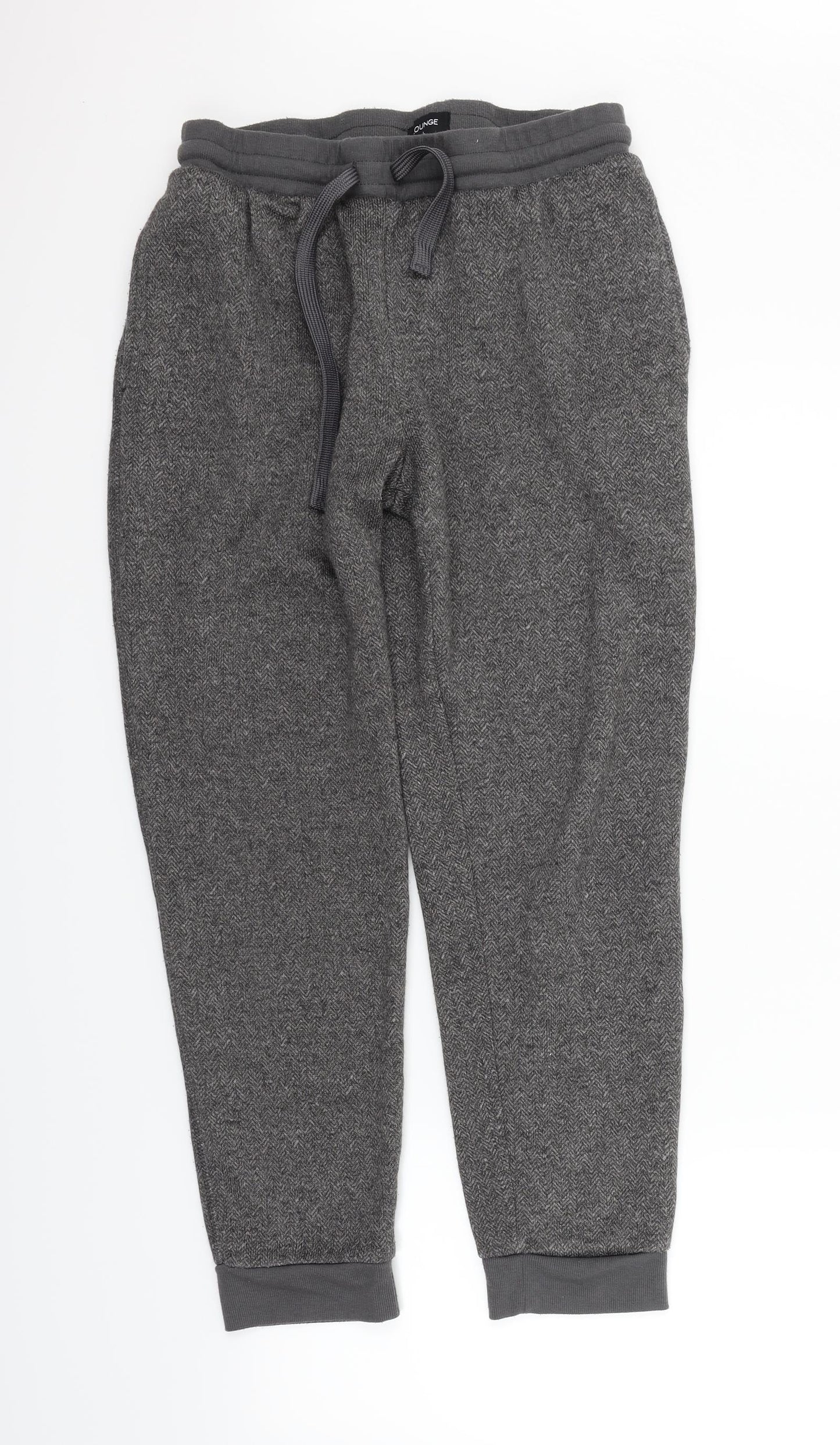 Lounge Womens Grey   Jogger Trousers Size L L26 in