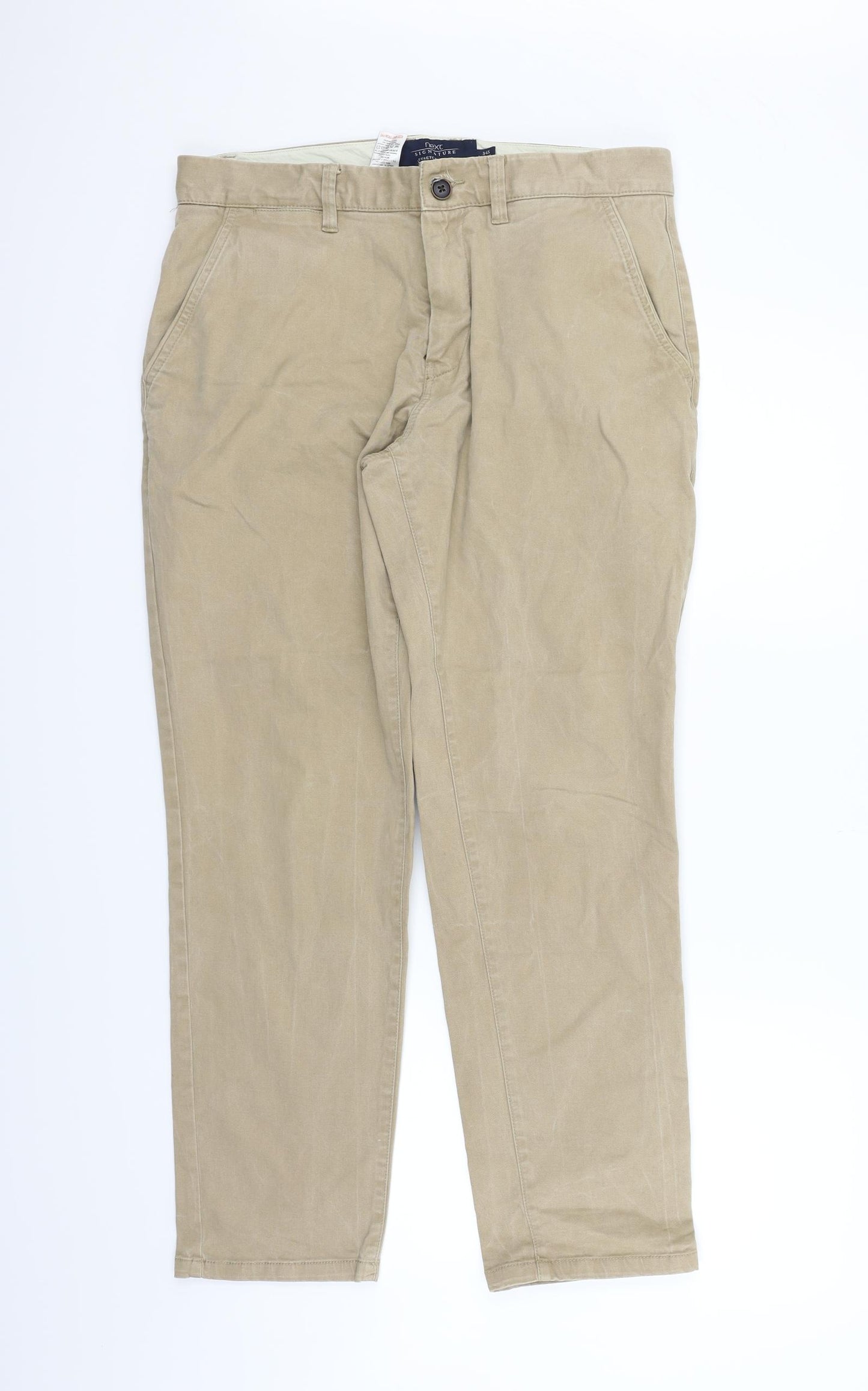 NEXT Womens Beige   Trousers  Size 34 L28 in