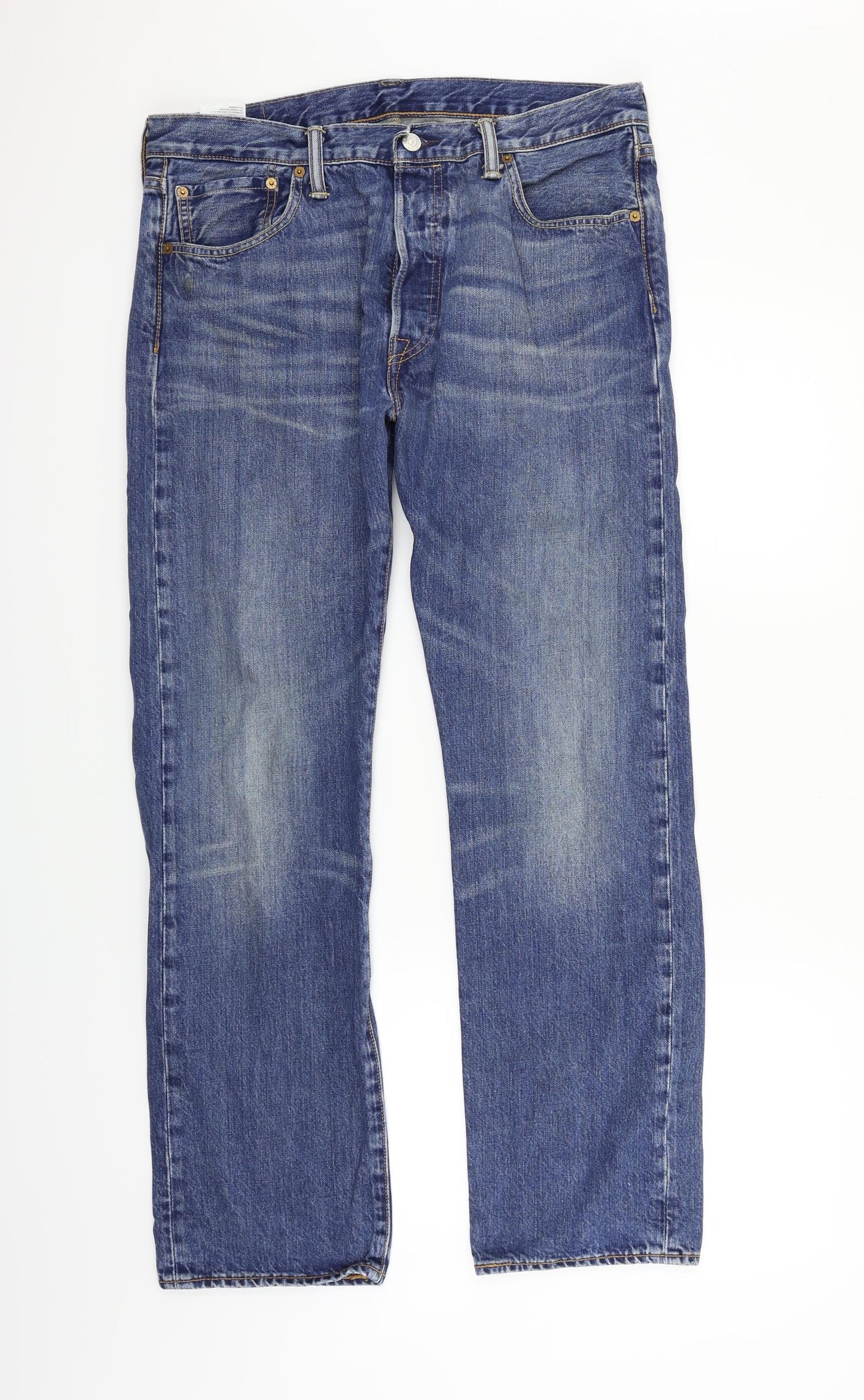 LEVIS Mens Blue   Straight Jeans Size L L30 in