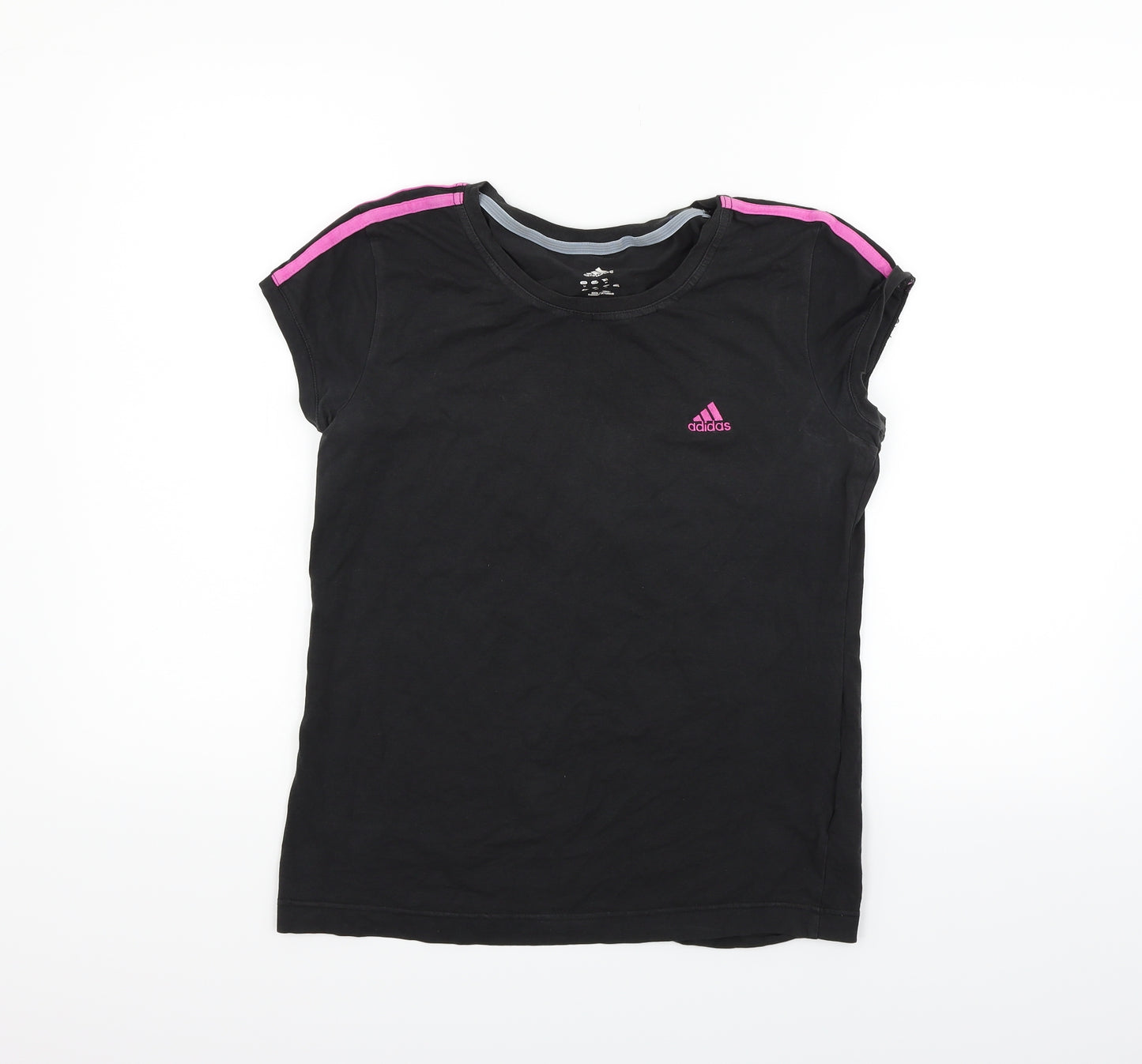 adidas Womens Black   Basic T-Shirt Size 12