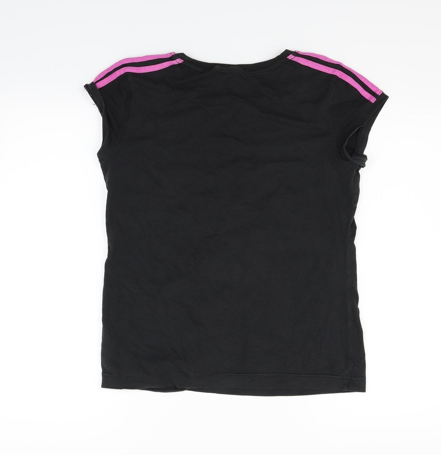 adidas Womens Black   Basic T-Shirt Size 12