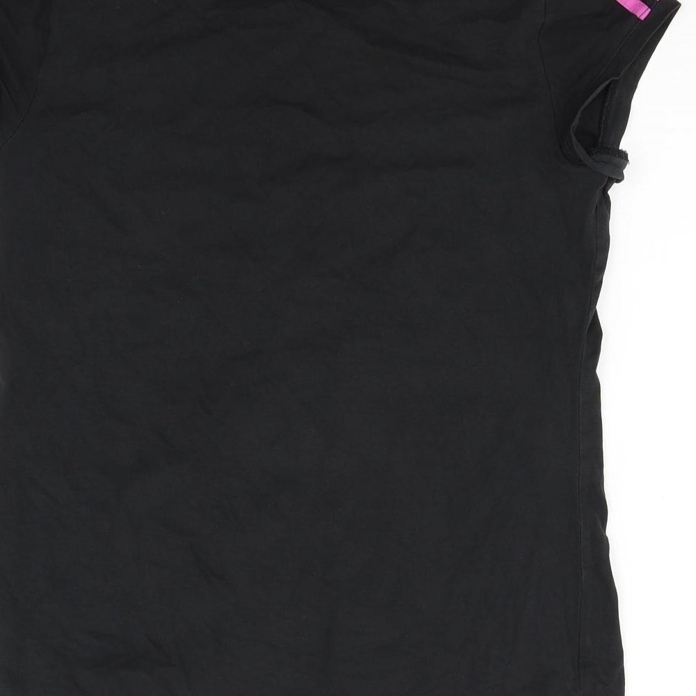 adidas Womens Black   Basic T-Shirt Size 12